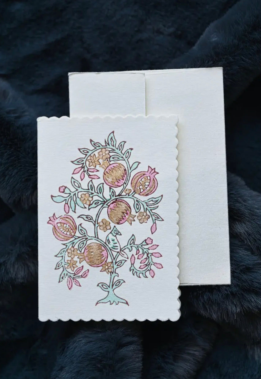 Hand Block Printed Greeting Cards