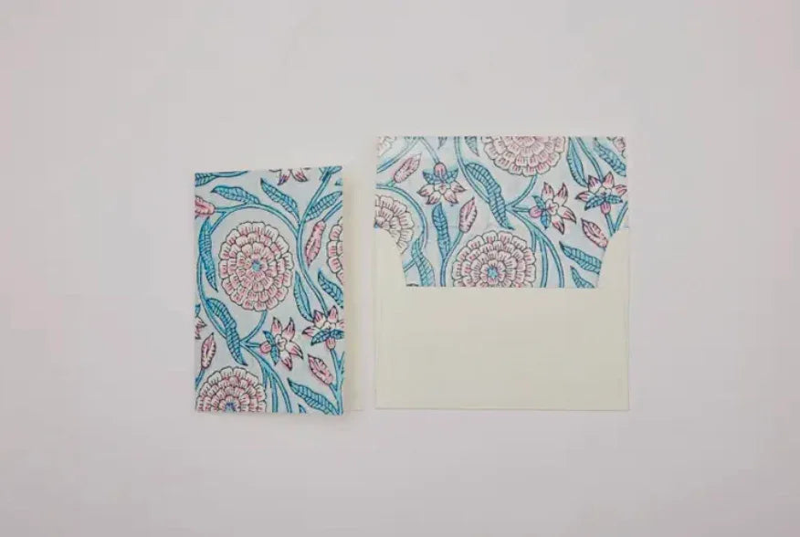 Hand Block Printed Greeting Cards