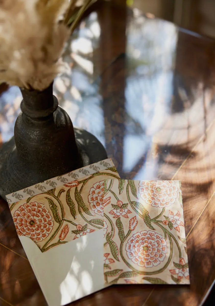 Hand Block Printed Greeting Cards