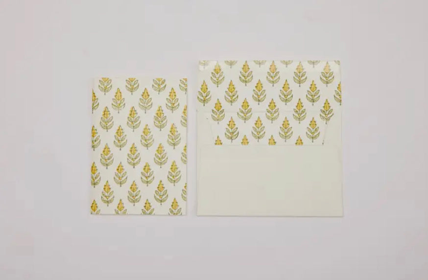 Hand Block Printed Greeting Cards