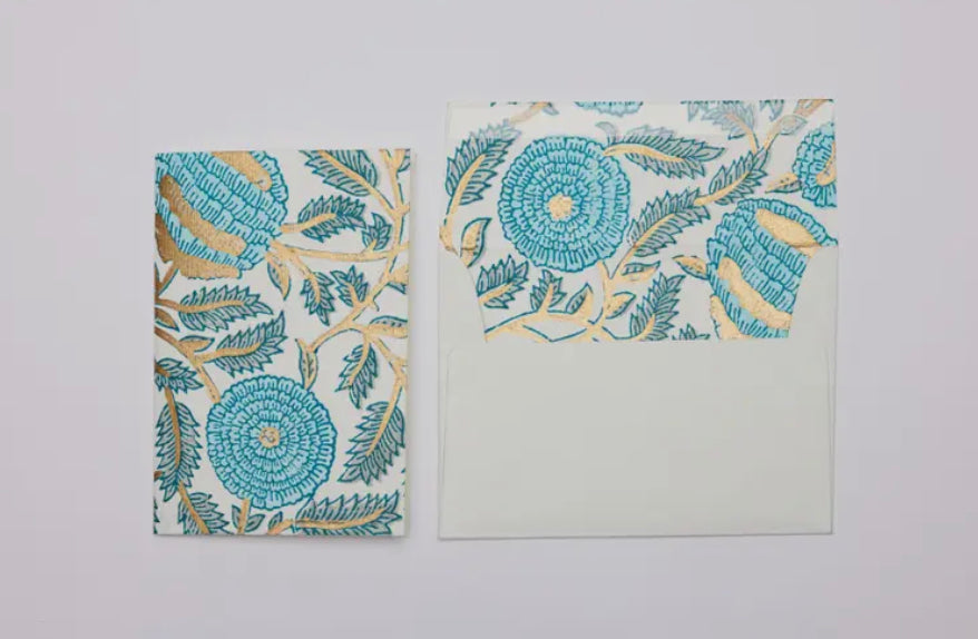 Hand Block Printed Greeting Cards