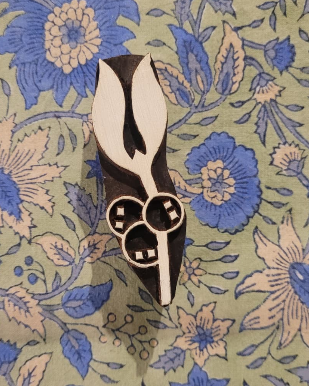 Hand Carved Wooden Block