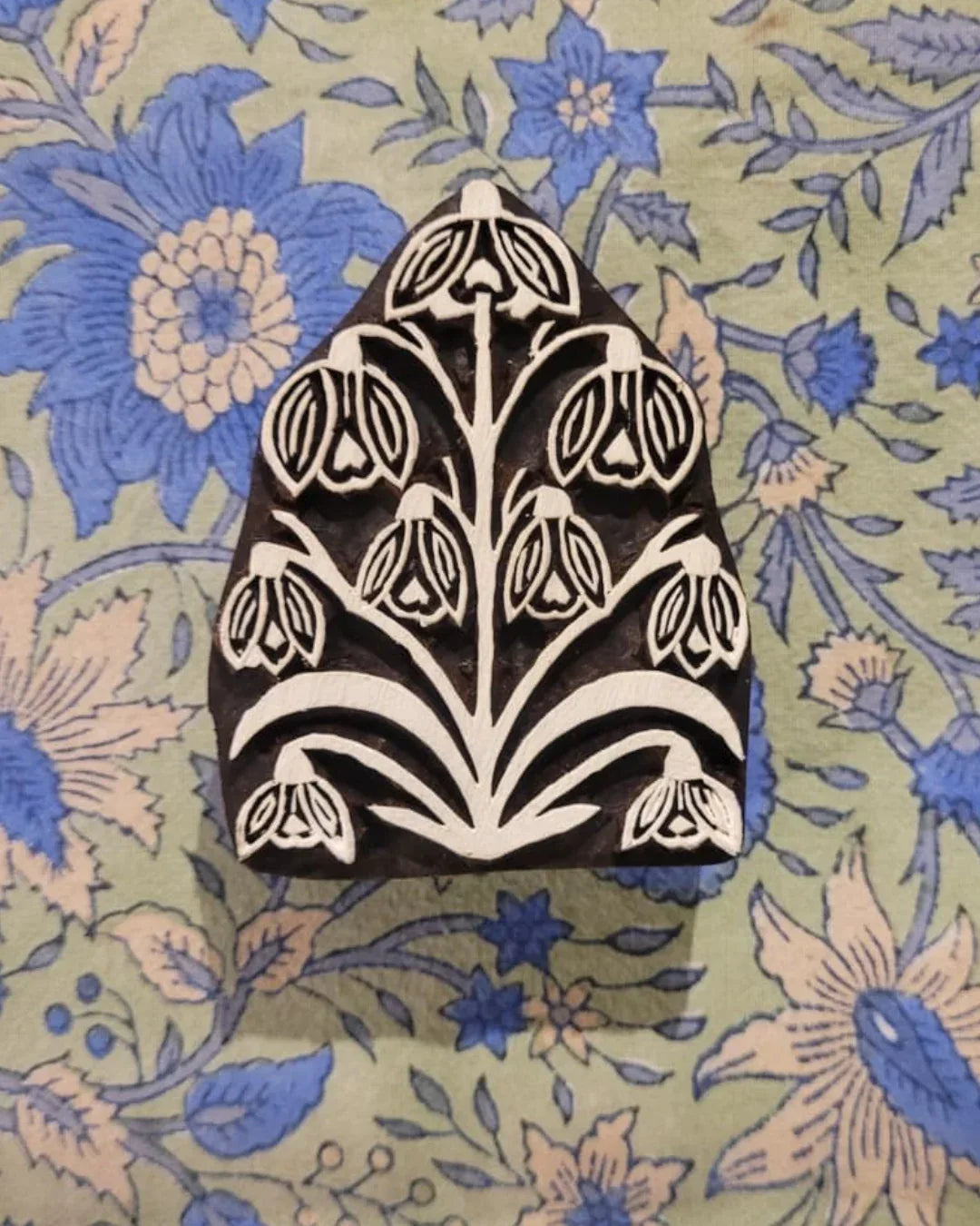 Hand Carved Wooden Block