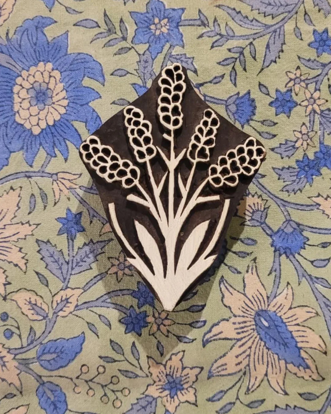 Hand Carved Wooden Block