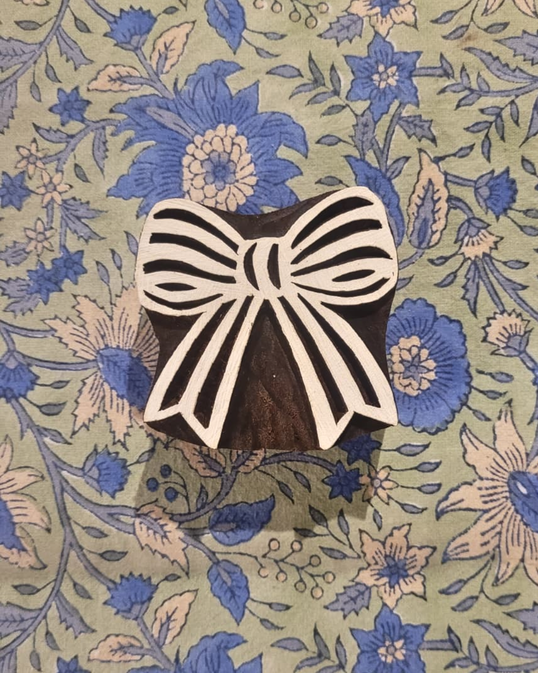 Hand Carved Wooden Block