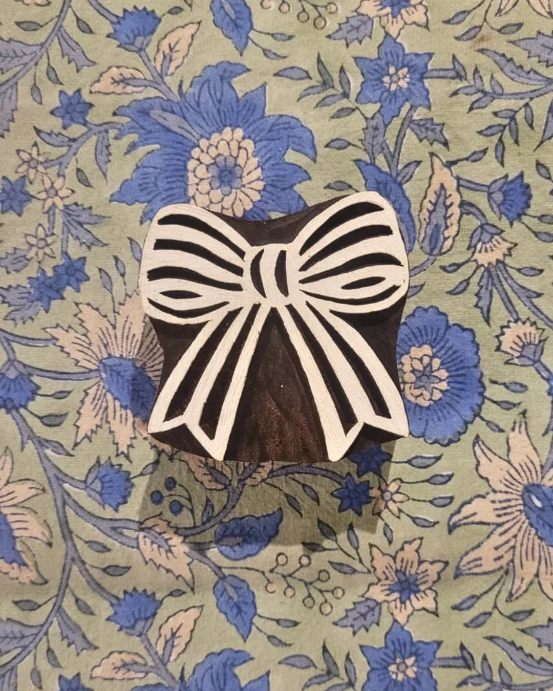 Hand Carved Wooden Block