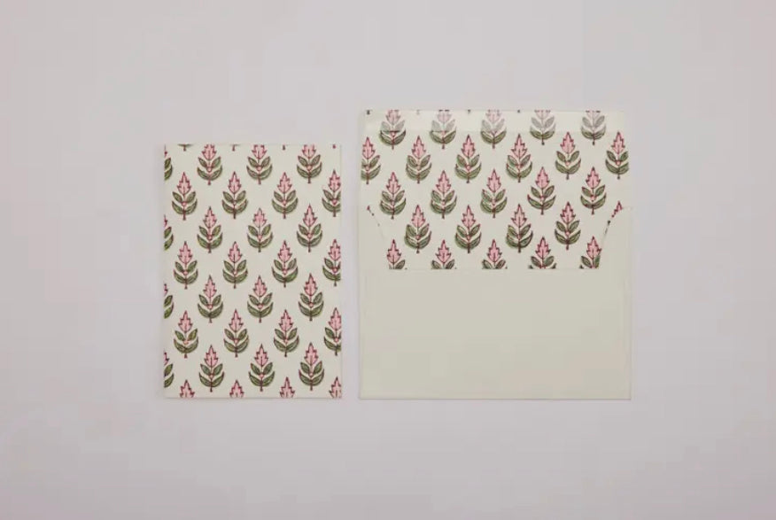 Hand Block Printed Greeting Cards