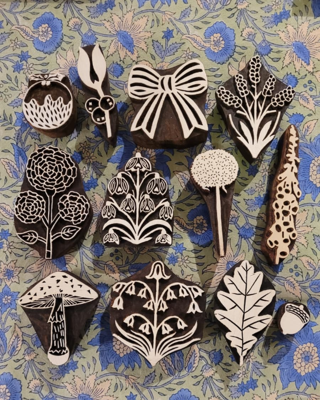 Hand Carved Wooden Block