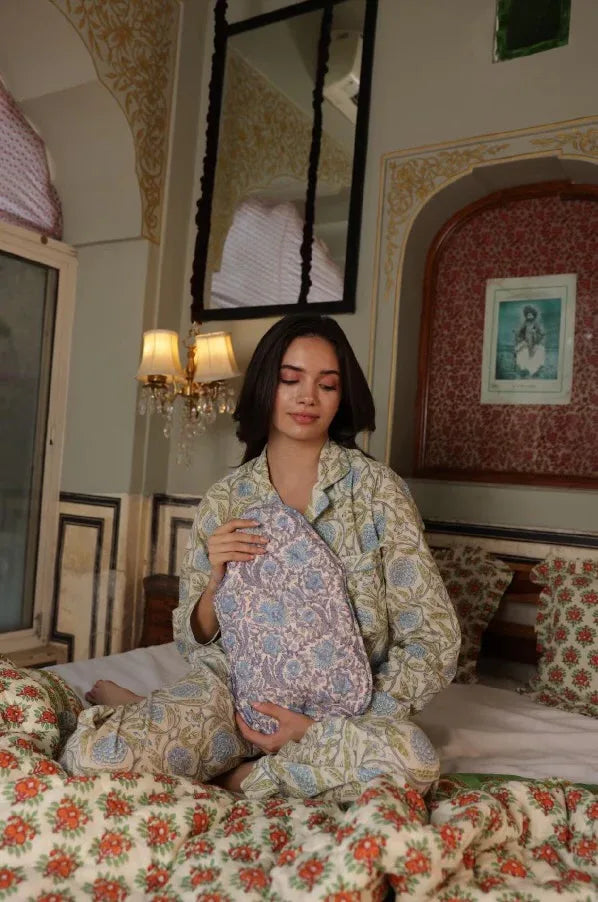 Cotton Pyjamas - Wolds Steel