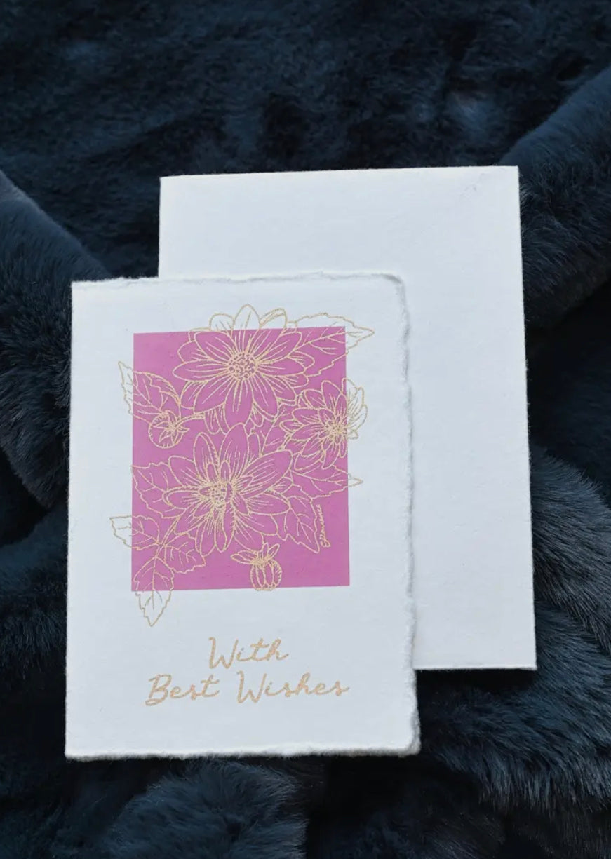 Hand Block Printed Greeting Cards