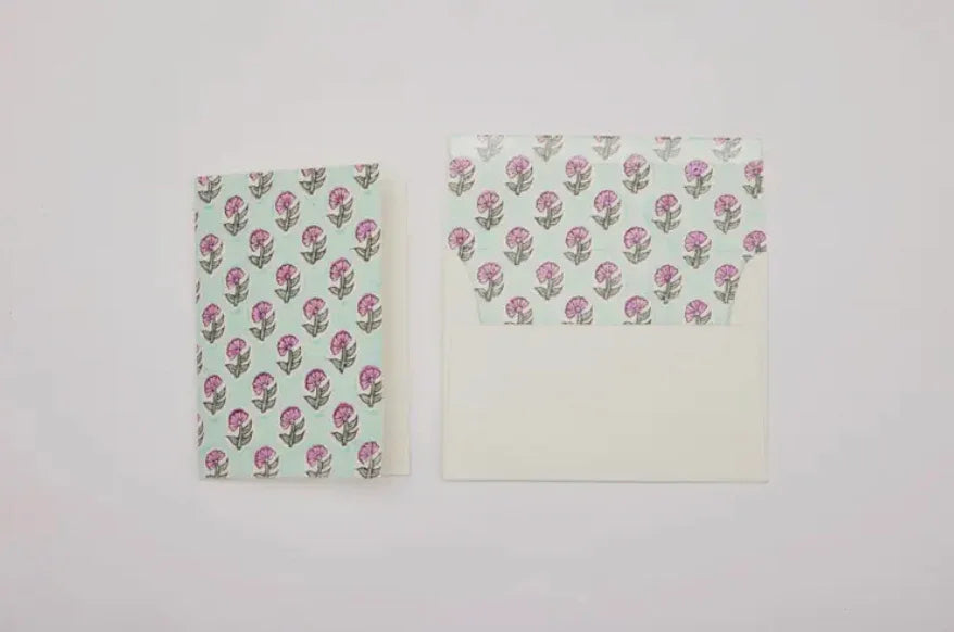 Hand Block Printed Greeting Cards