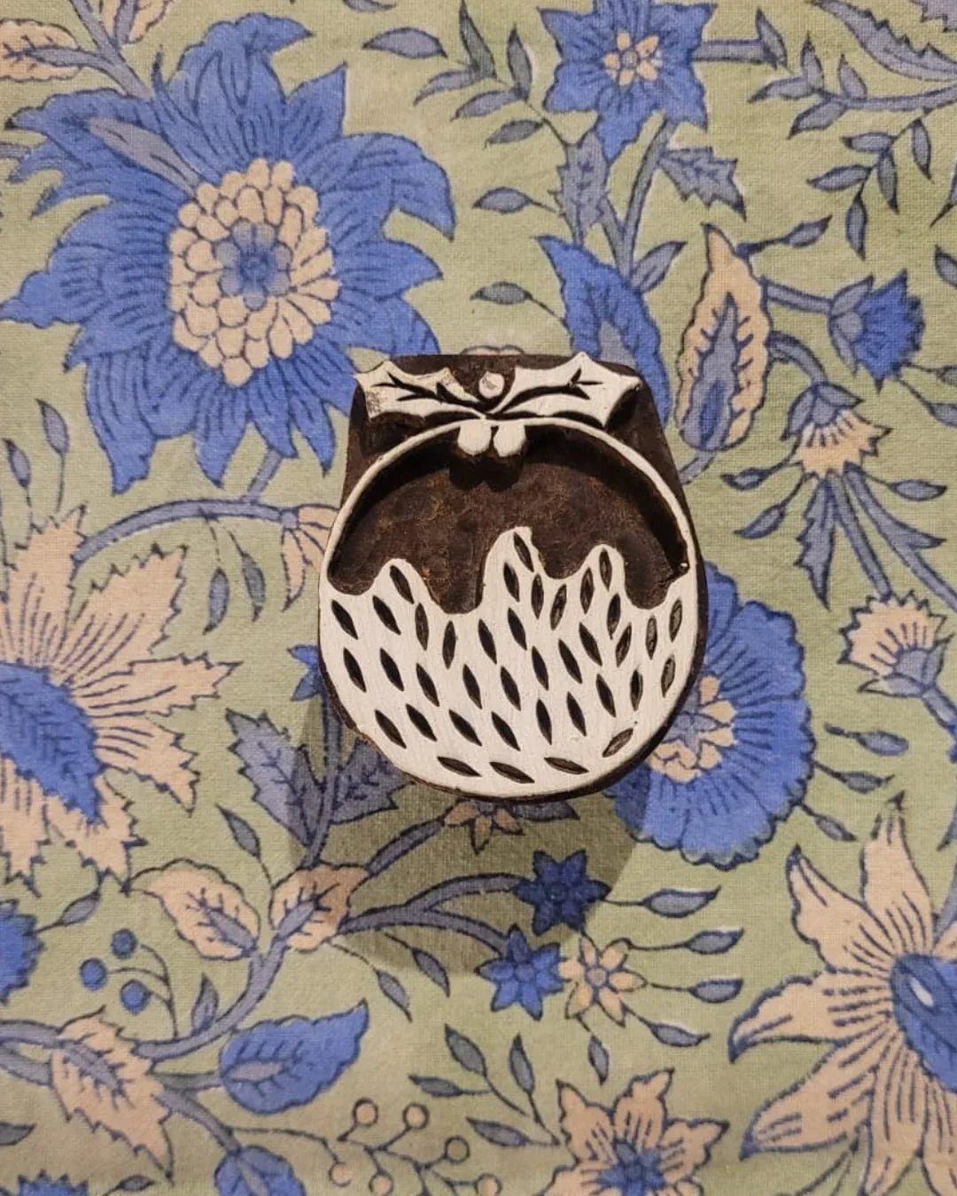 Hand Carved Wooden Block