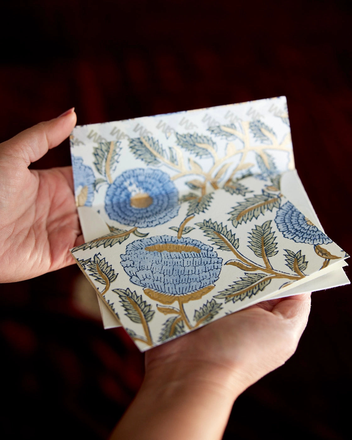 Hand Block Printed Greeting Cards