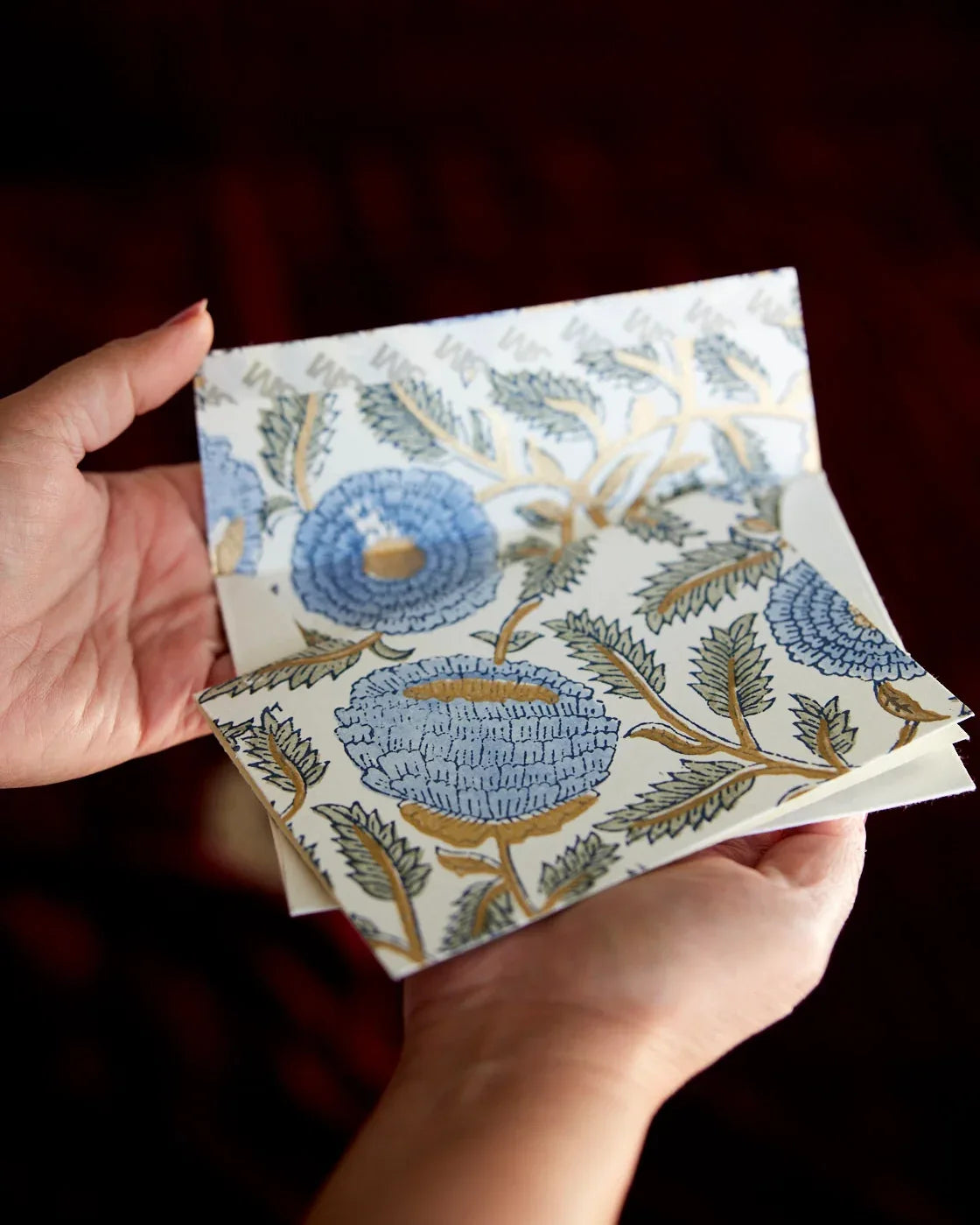 Hand Block Printed Greeting Cards