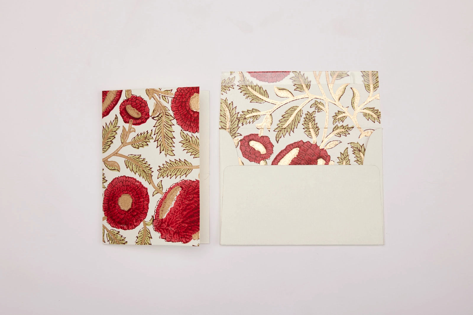 Hand Block Printed Greeting Cards