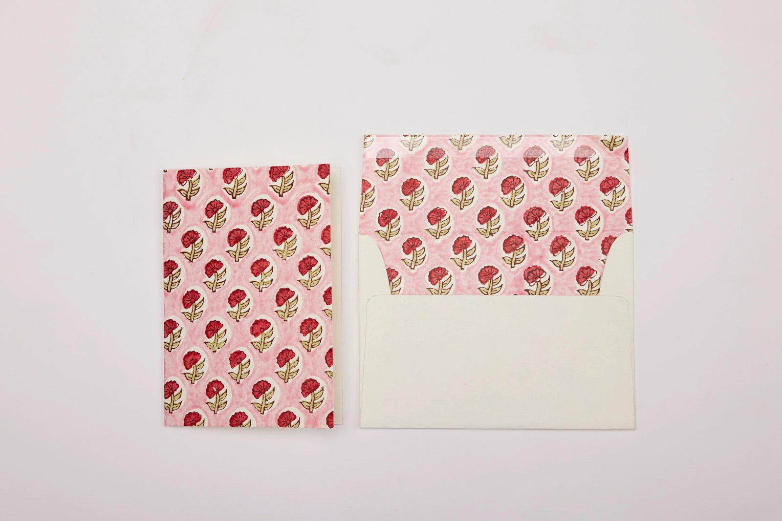 Hand Block Printed Greeting Cards