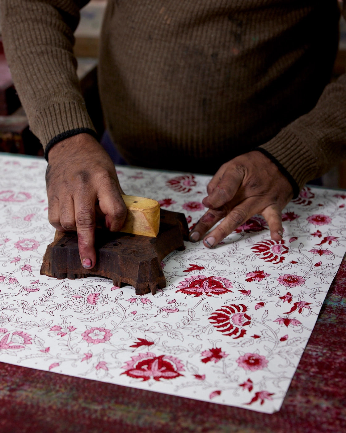Hand Block Printed Greeting Cards