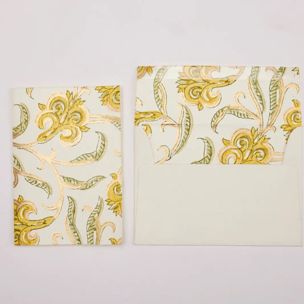 Hand Block Printed Greeting Cards