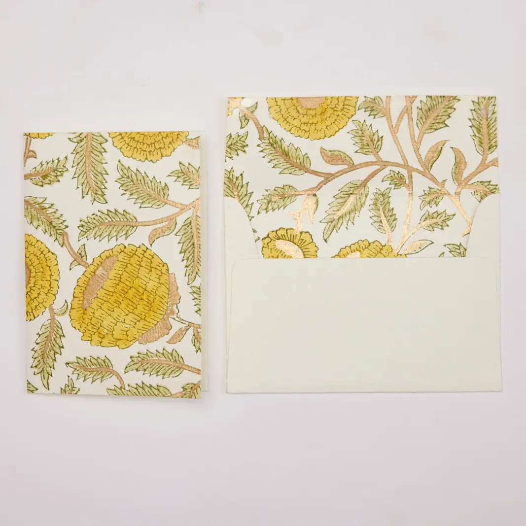 Hand Block Printed Greeting Cards