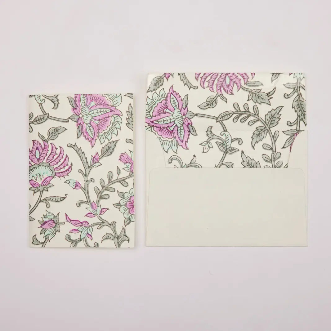 Hand Block Printed Greeting Cards