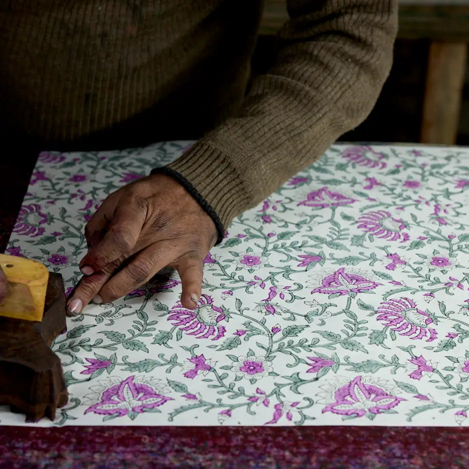 Hand Block Printed Greeting Cards