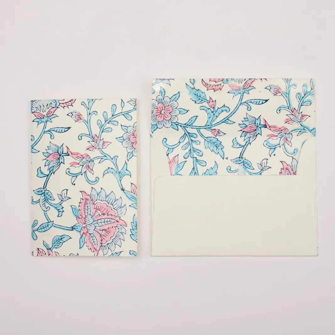 Hand Block Printed Greeting Cards