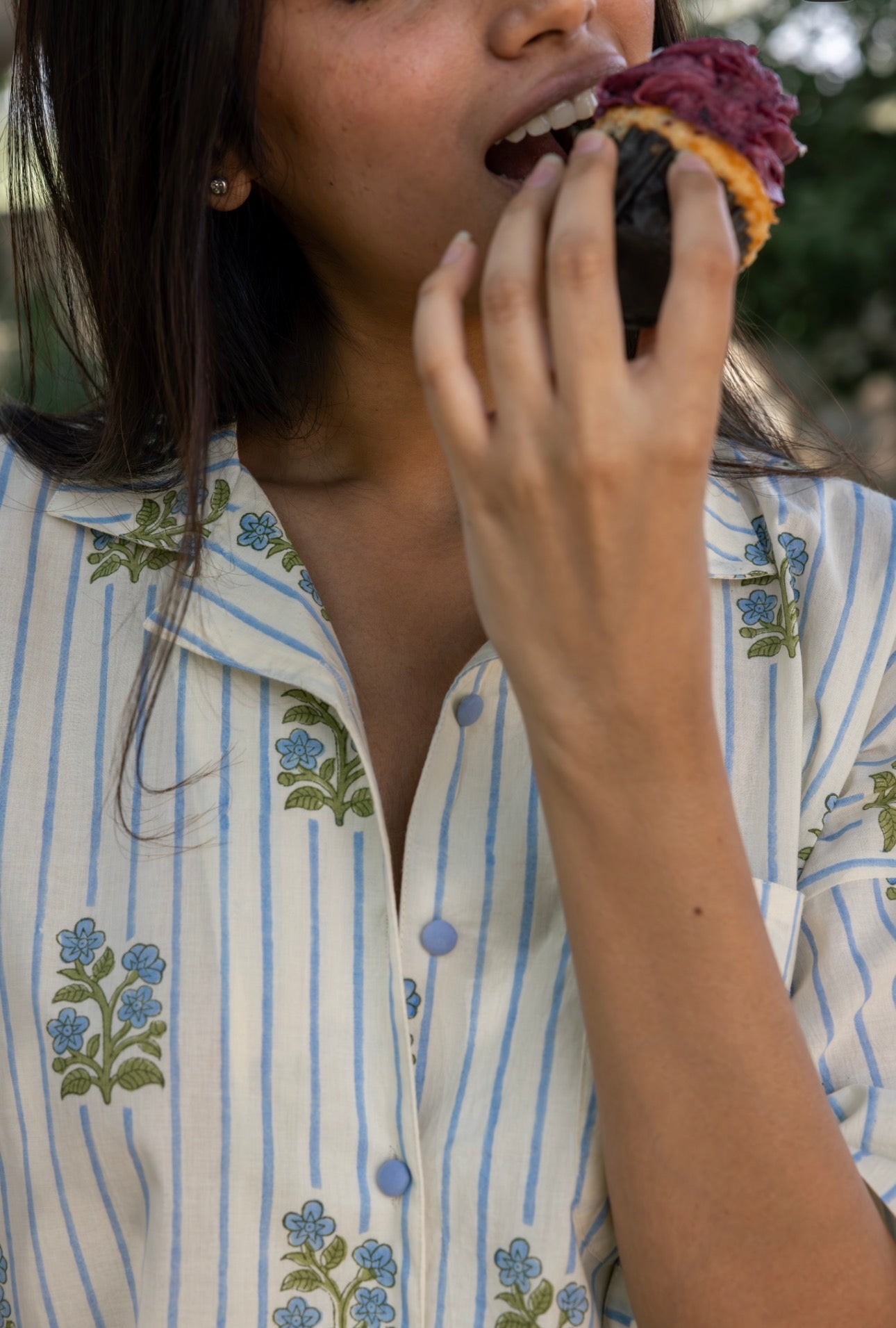 Cotton Nightshirt - Arlie Meadow