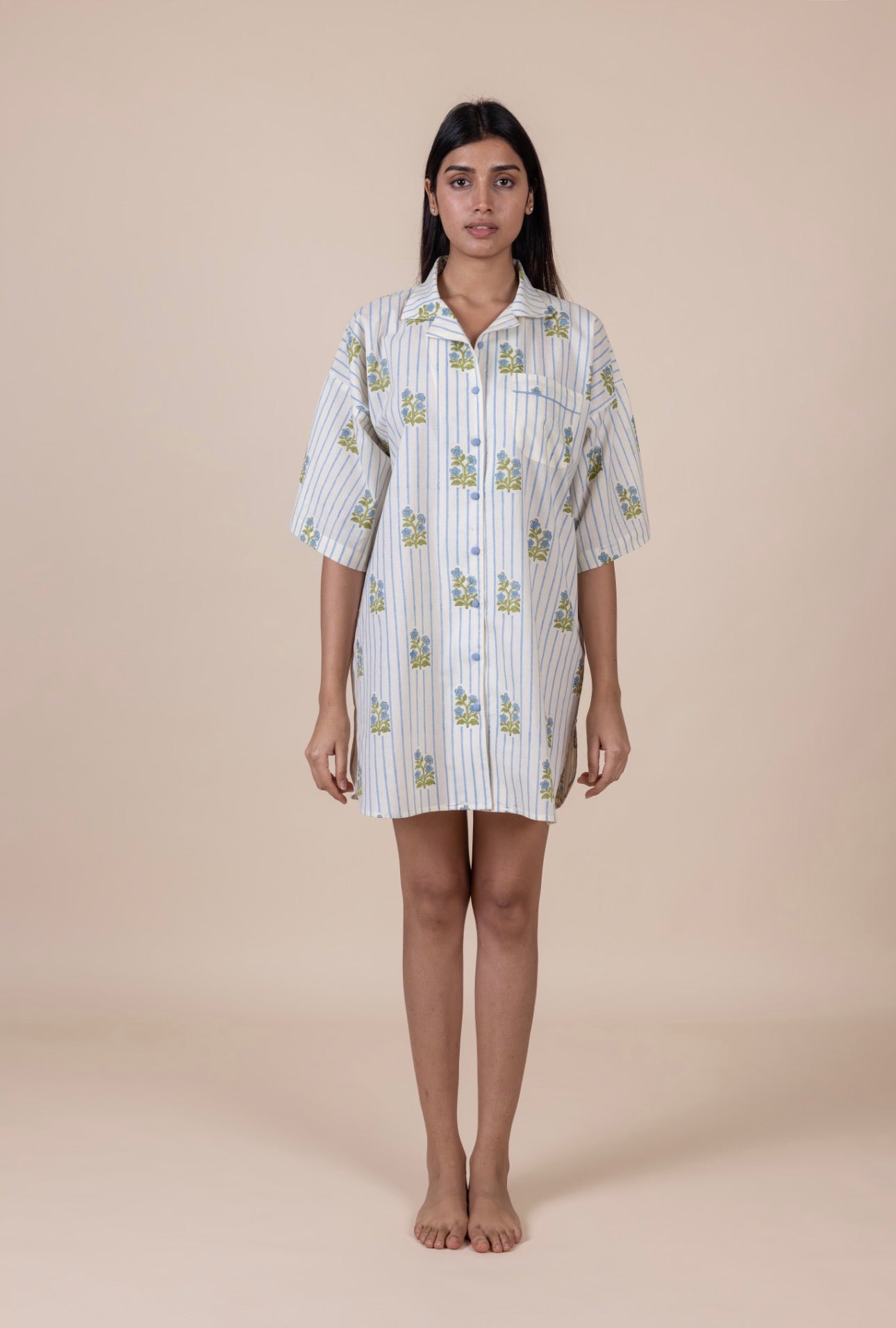 Cotton Nightshirt - Arlie Meadow