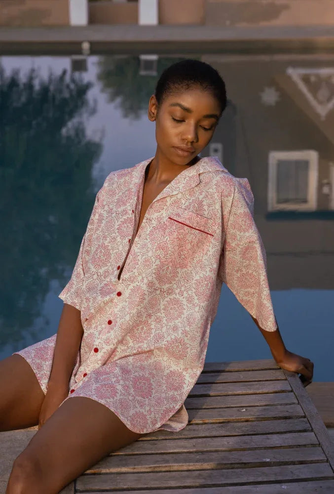 Cotton Nightshirt - Mona Rose