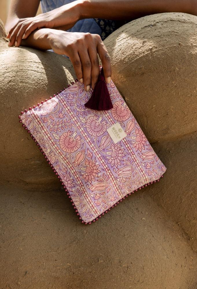 Printed Clutch Anything Bag - Coneygree Candy
