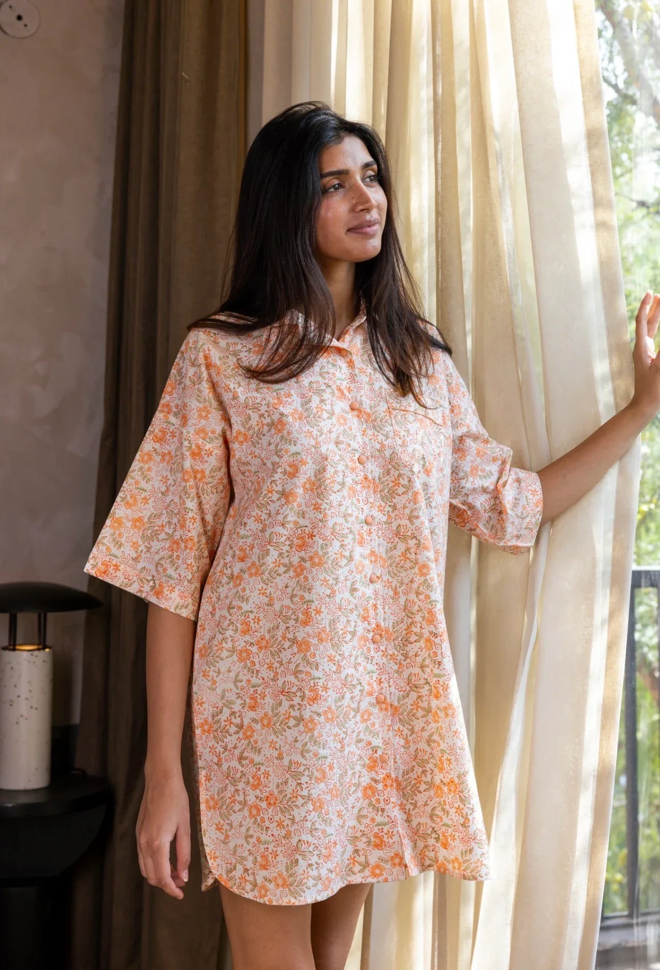 Cotton Nightshirt - Dovers Blossom