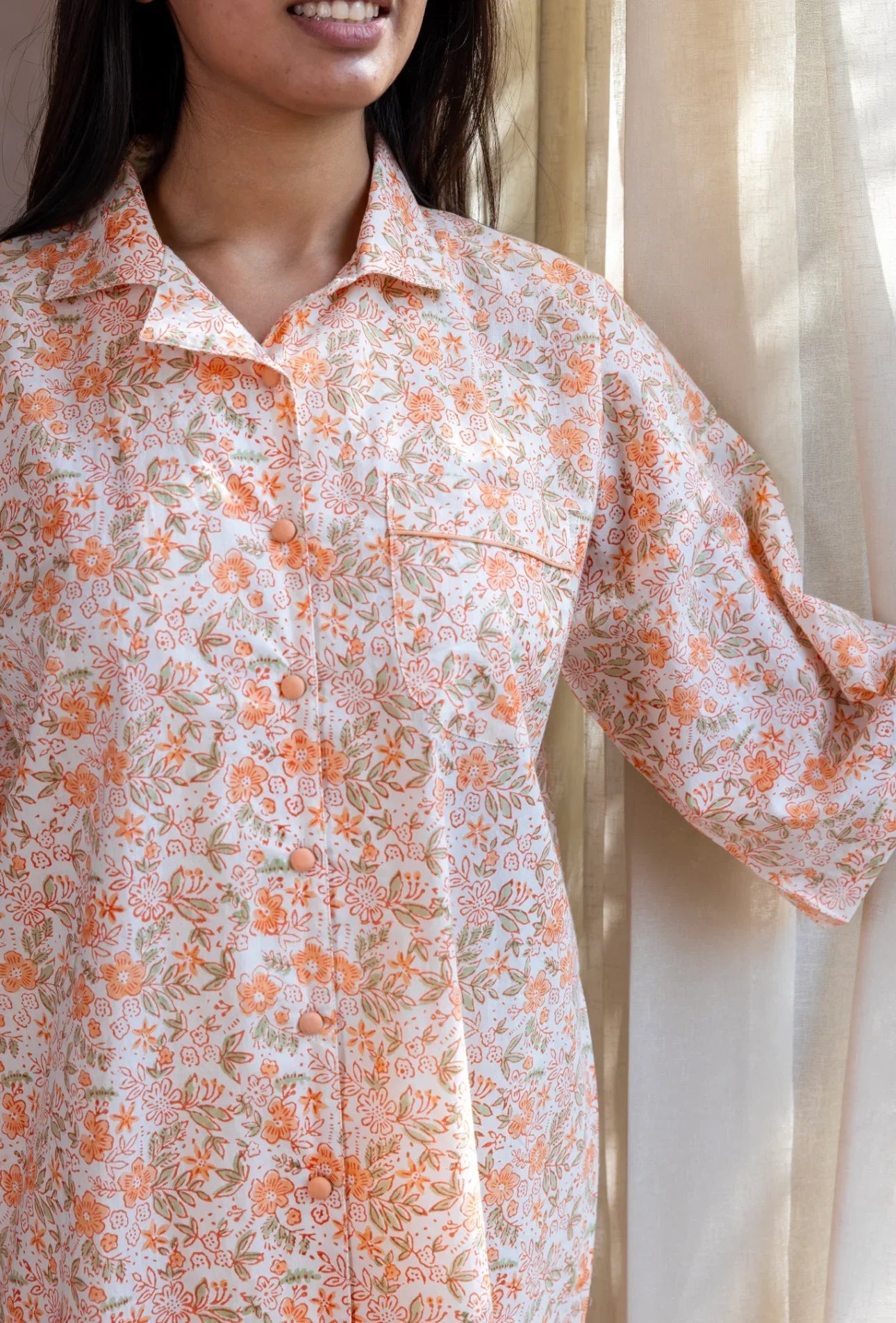 Cotton Nightshirt - Dovers Blossom