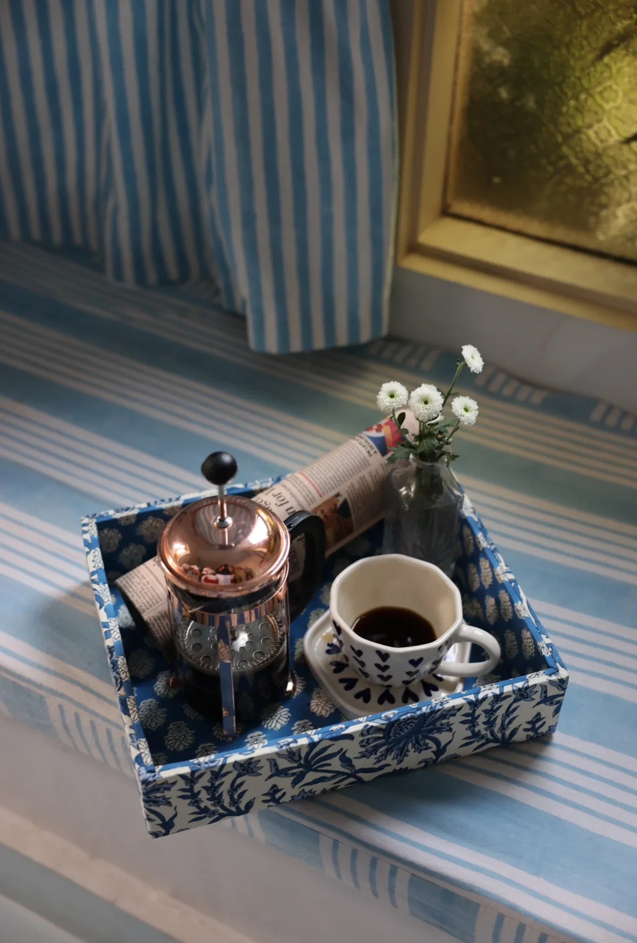 Handmade Luxury Tray - Willersey Denim