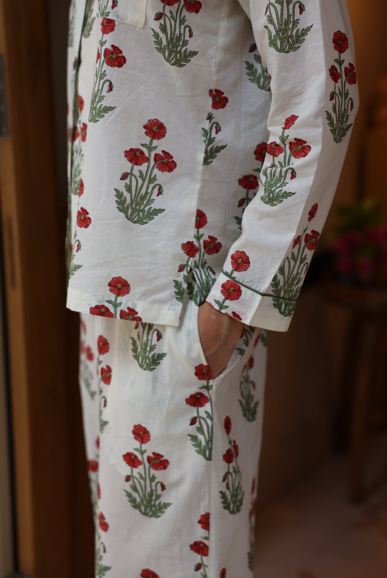Cotton Pyjamas - Condicote Poppy