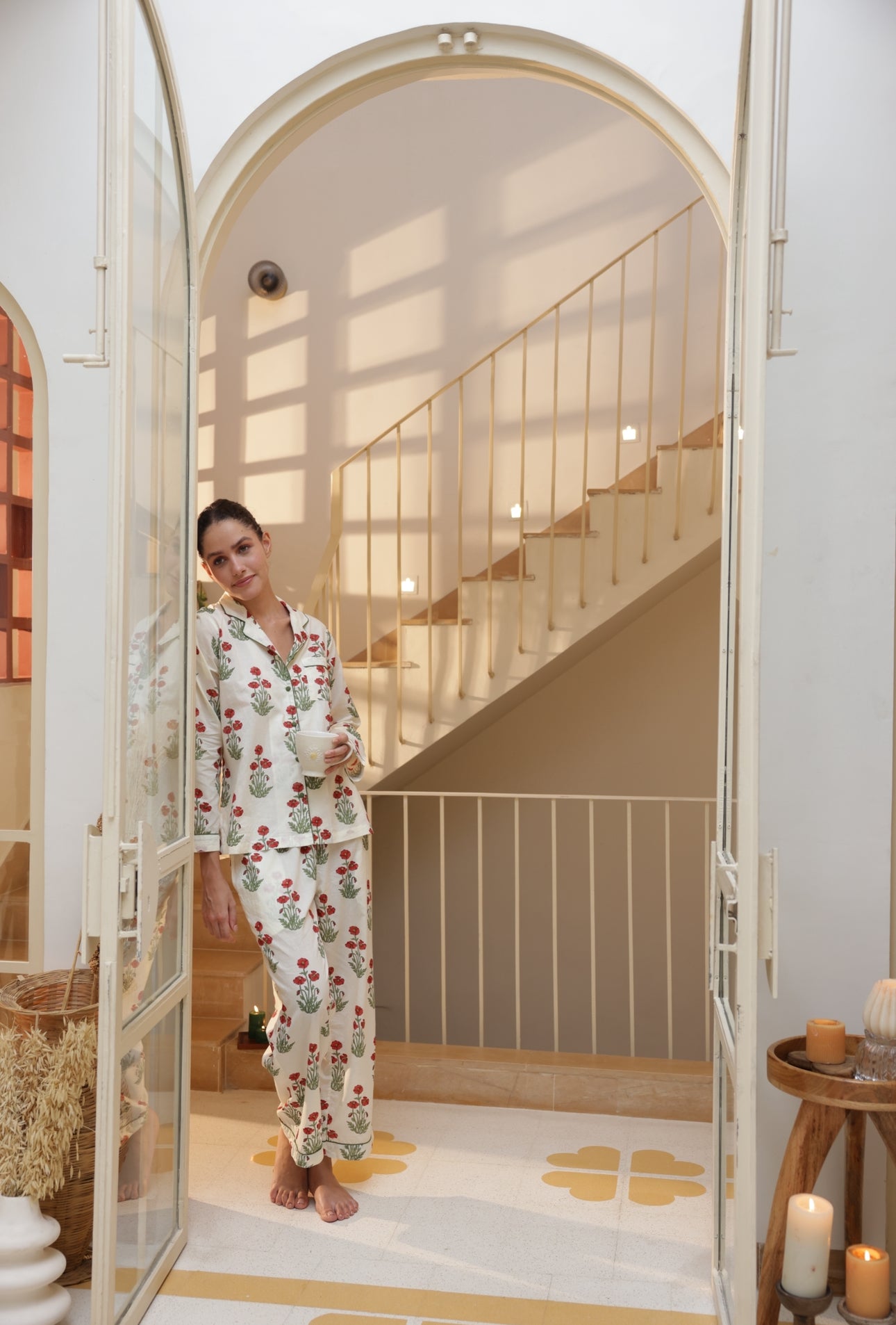 Cotton Pyjamas - Condicote Poppy