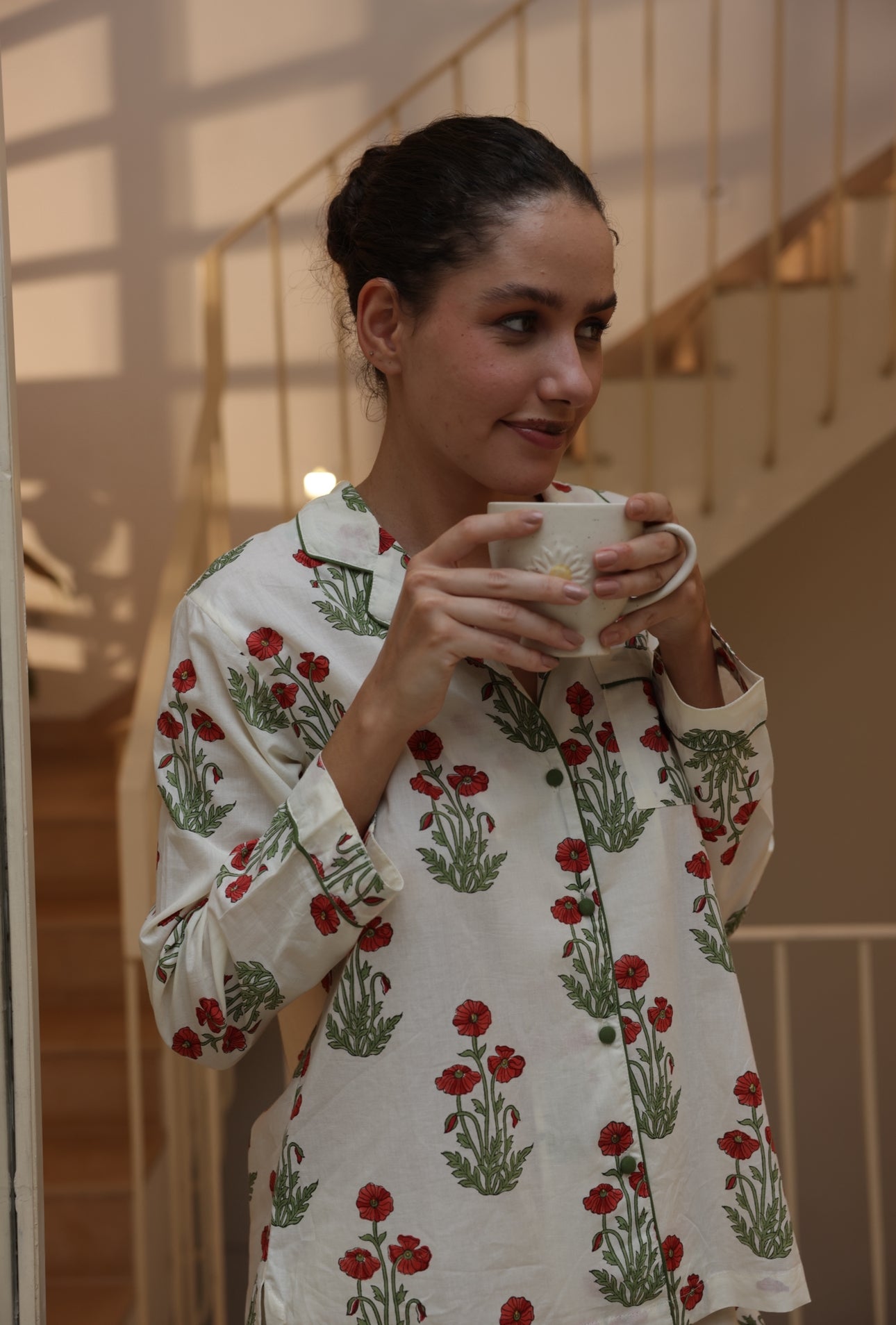 Cotton Pyjamas - Condicote Poppy