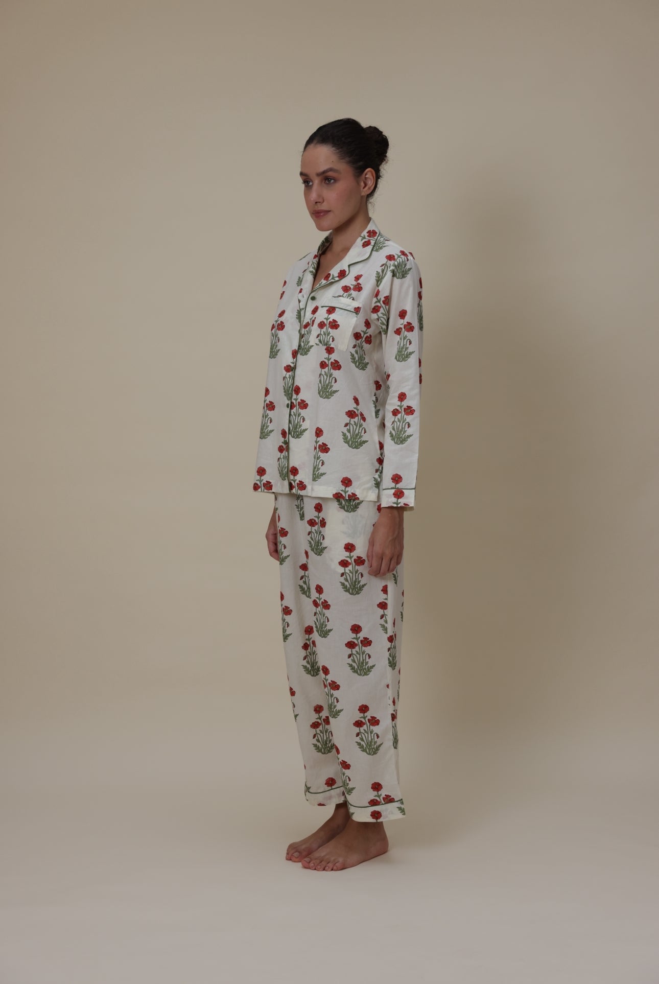 Cotton Pyjamas - Condicote Poppy