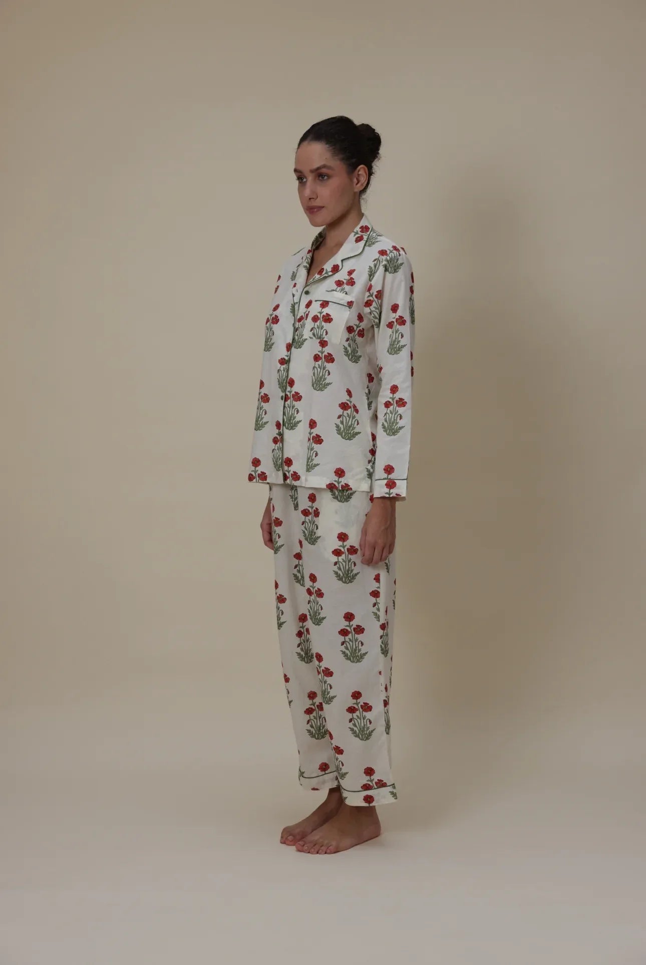 Cotton Pyjamas - Condicote Poppy