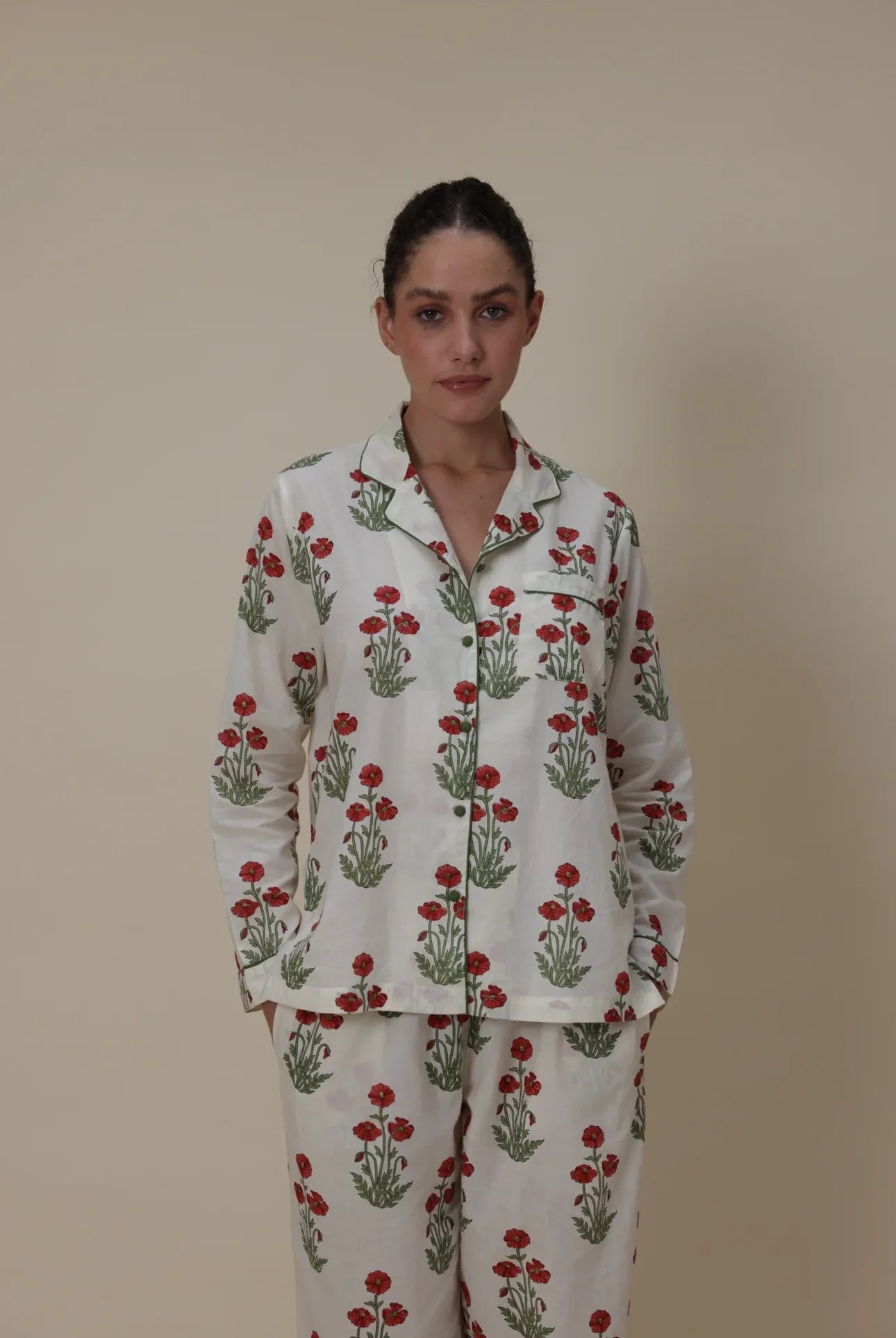 Cotton Pyjamas - Condicote Poppy