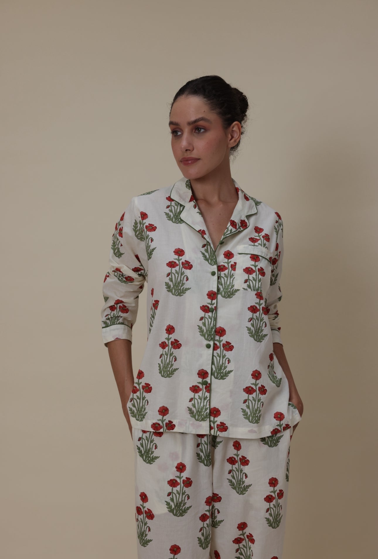 Cotton Pyjamas - Condicote Poppy