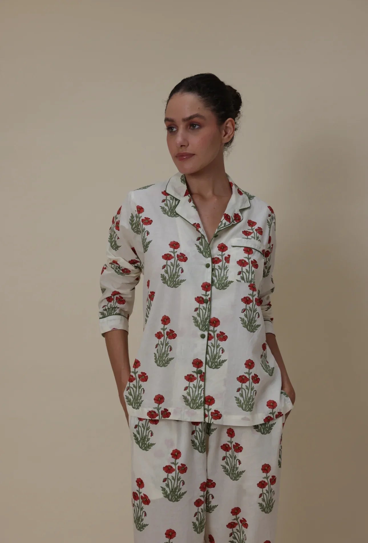 Cotton Pyjamas - Condicote Poppy