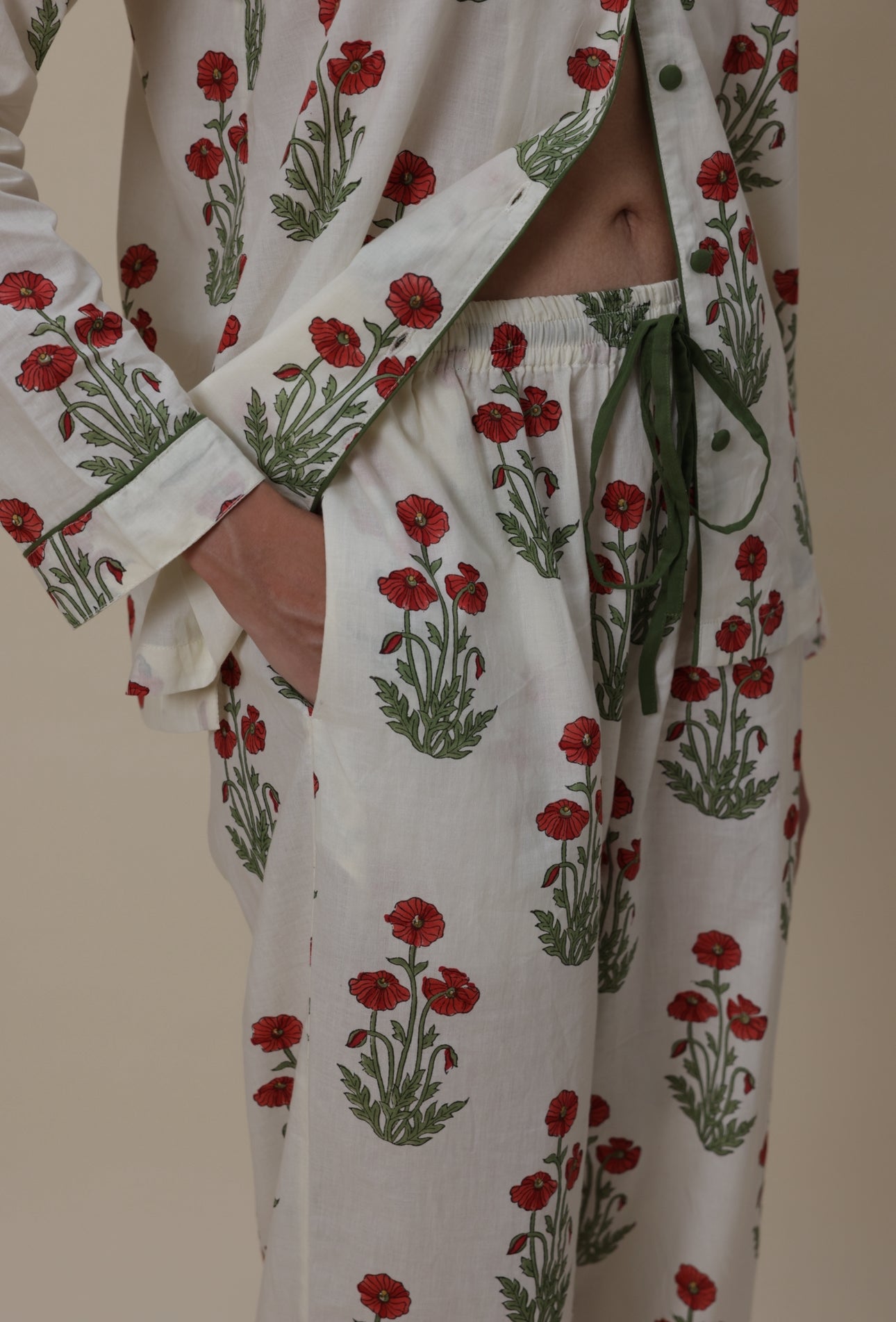 Cotton Pyjamas - Condicote Poppy