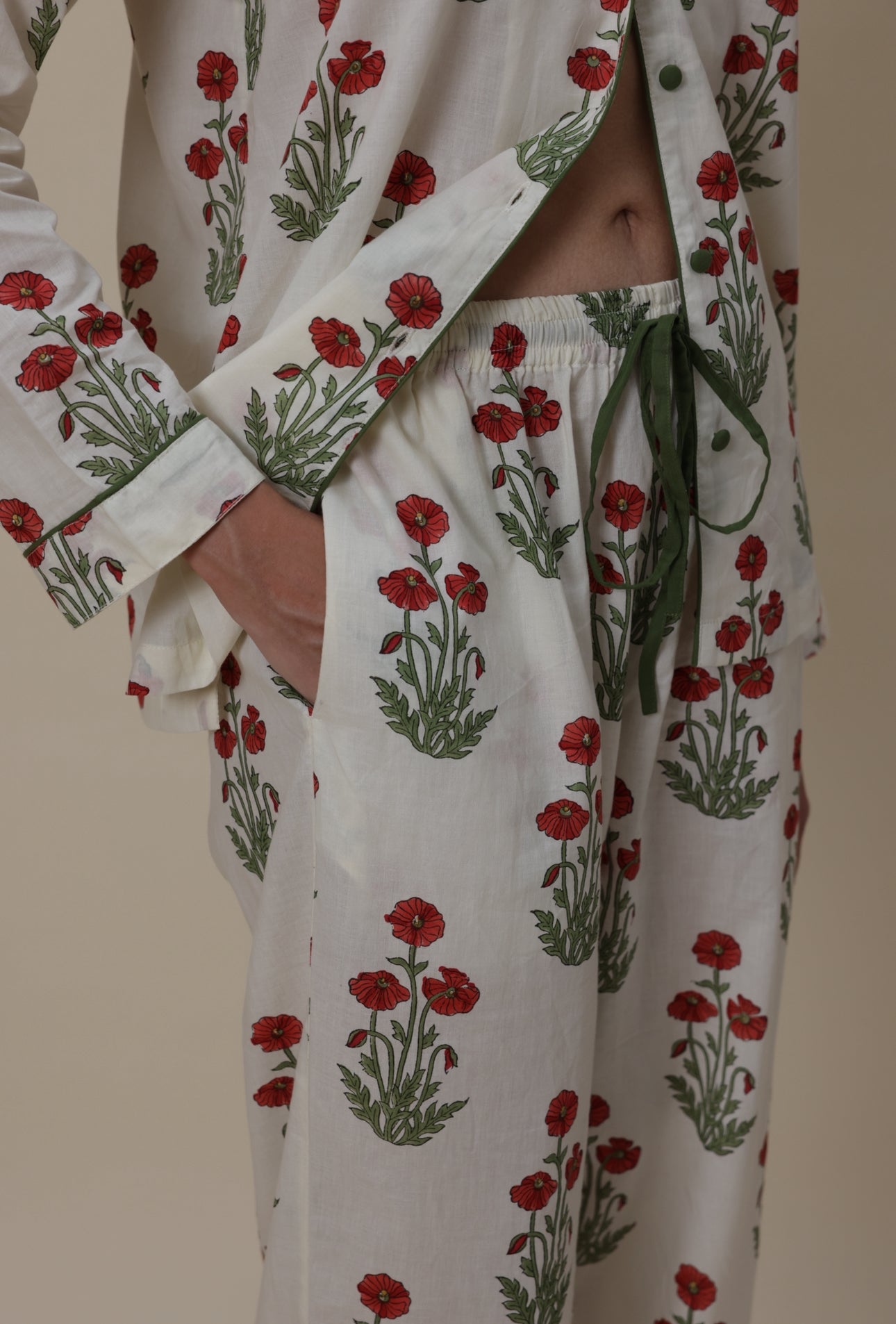 Cotton Pyjamas - Condicote Poppy