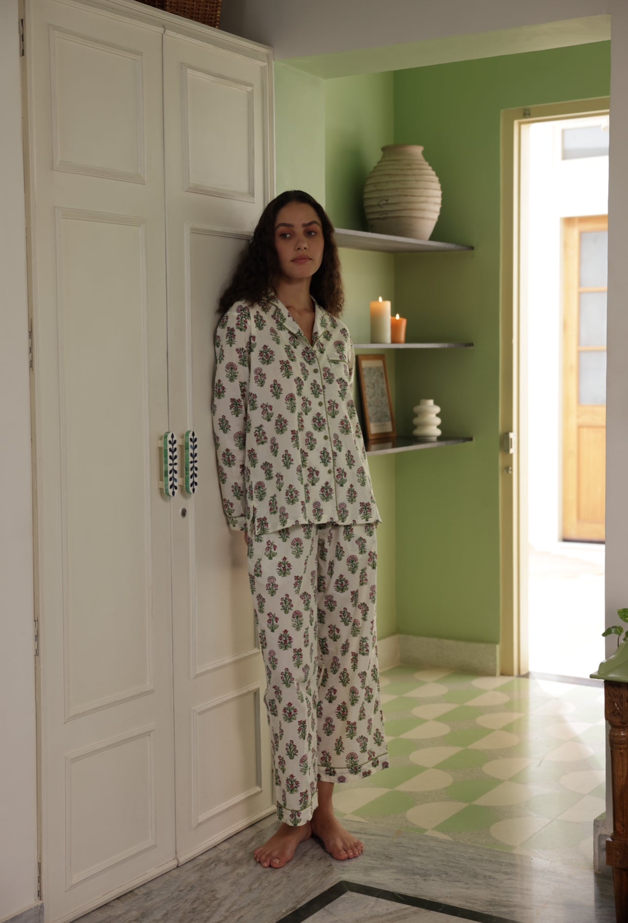 Cotton Pyjamas - Floral Whisper