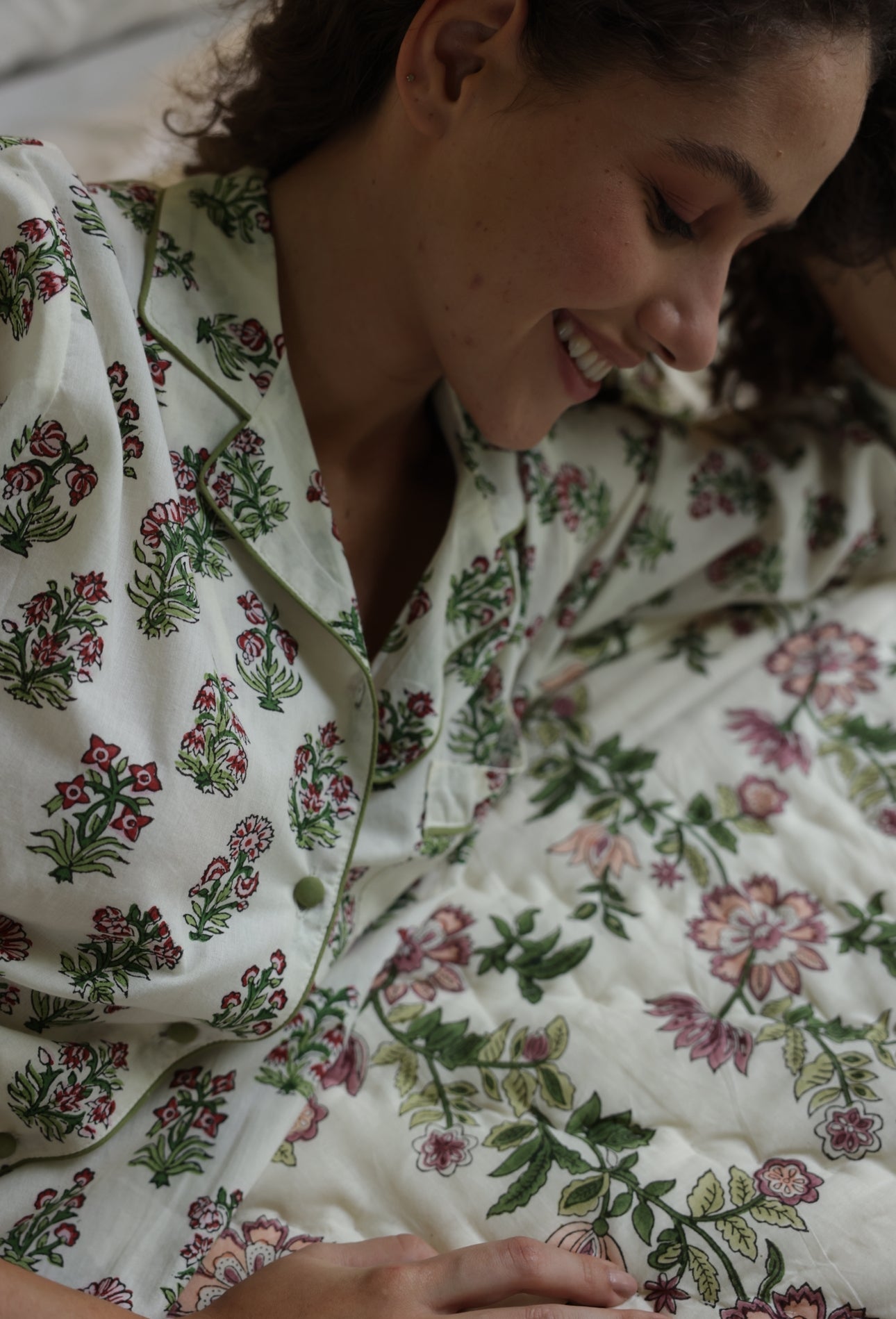 Cotton Pyjamas - Floral Whisper