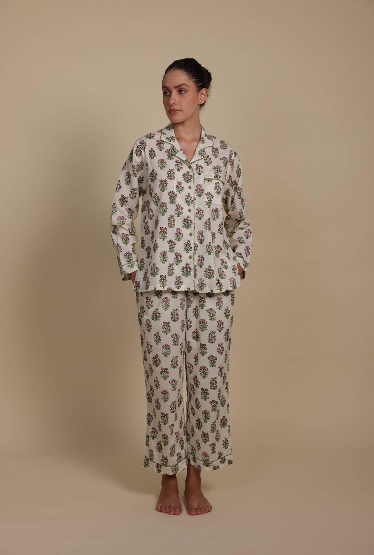 Cotton Pyjamas - Floral Whisper