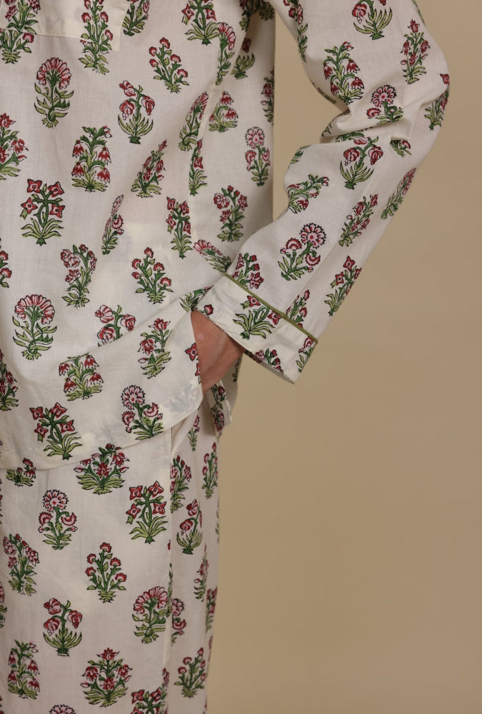 Cotton Pyjamas - Floral Whisper
