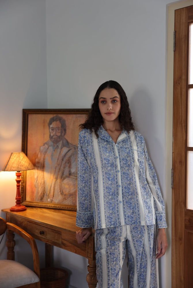 Cotton Pyjamas - Cornflower Meadow
