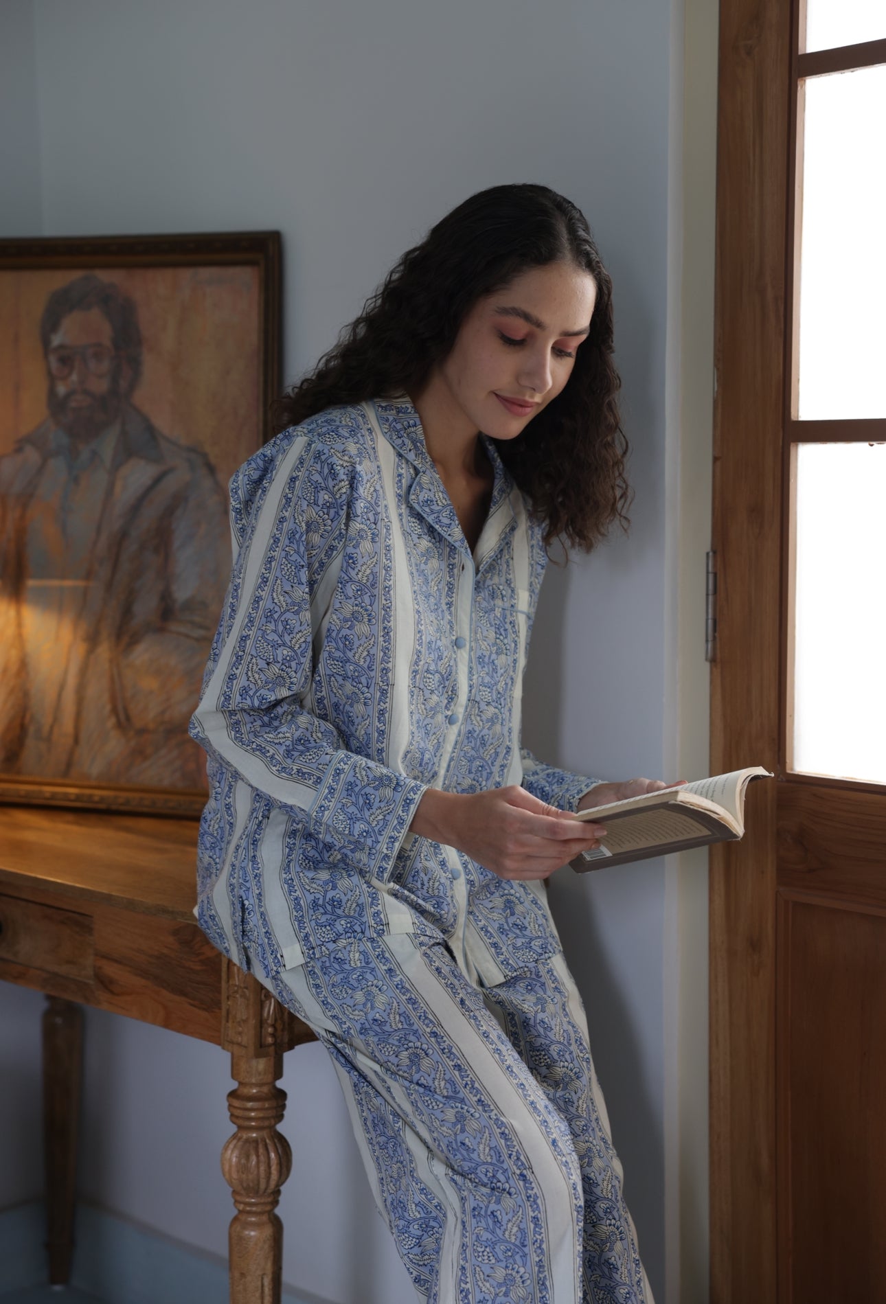 Cotton Pyjamas - Cornflower Meadow