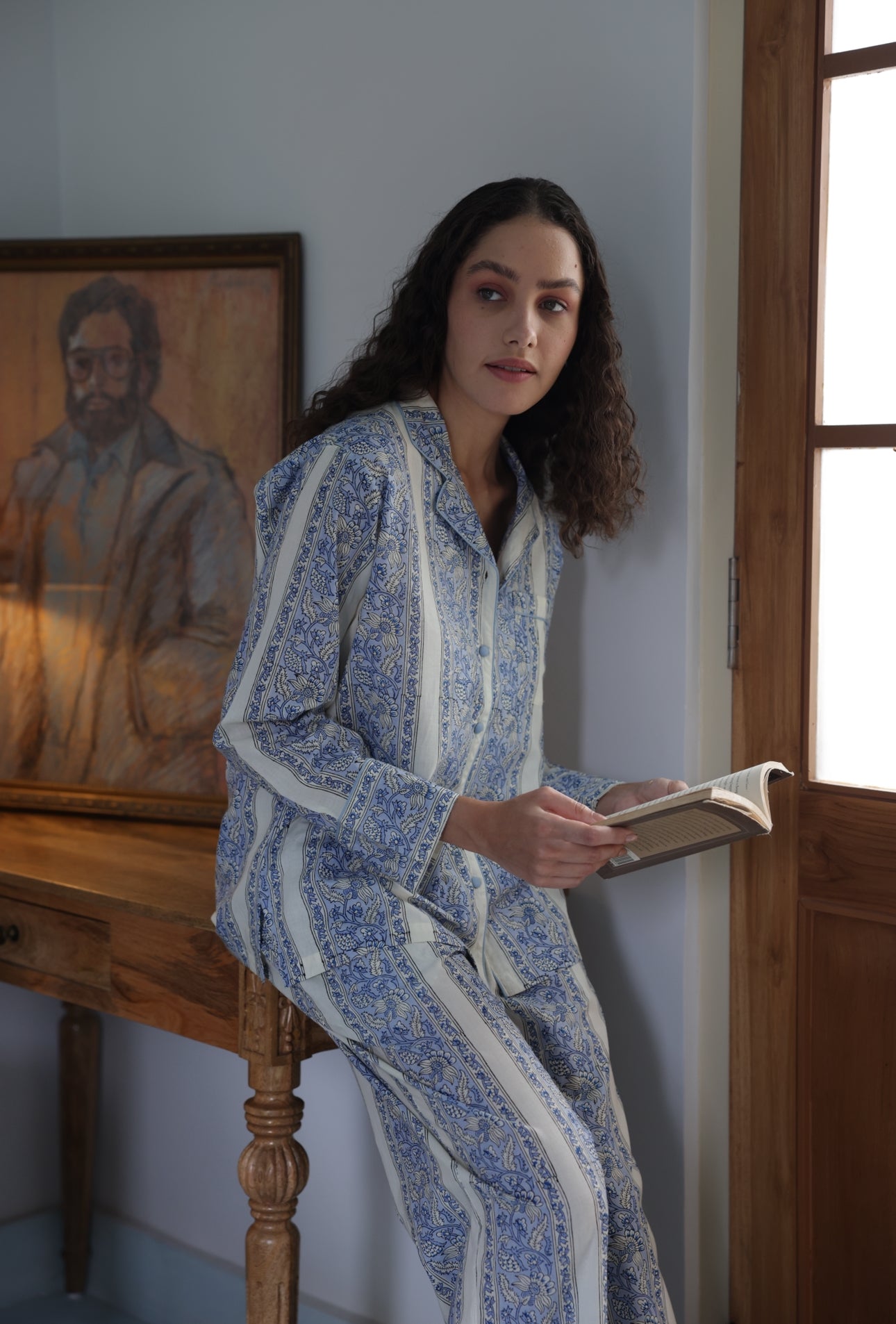 Cotton Pyjamas - Cornflower Meadow